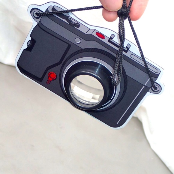 Vintage 1990s  Prism Toy Viewer Finder Necklace Cosplay Fake Camera Prop - Picture 2 of 11